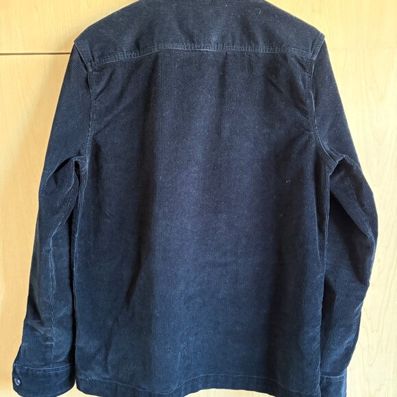Men's Barbour Blue Corduroy Shirt Jacket - Size Medium - Picture 3 of 3